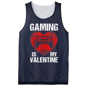 Gamer Gaming Is My Valentine Boys Teen Valentines Mesh Reversible Basketball Jersey Tank