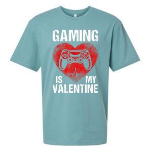 Gamer Gaming Is My Valentine Boys Teen Valentines Sueded Cloud Jersey T-Shirt