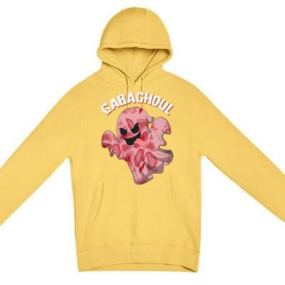 Gabaghoul Ghost Italian Ham Halloween Gabagool Parody Gift Premium Pullover Hoodie