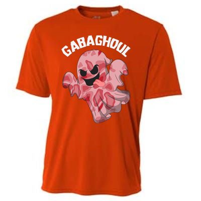 Gabaghoul Ghost Italian Ham Halloween Gabagool Parody Gift Cooling Performance Crew T-Shirt