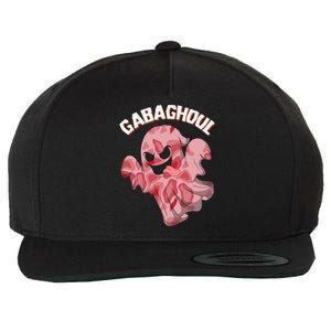 Gabaghoul Ghost Italian Ham Halloween Gabagool Parody Gift Wool Snapback Cap