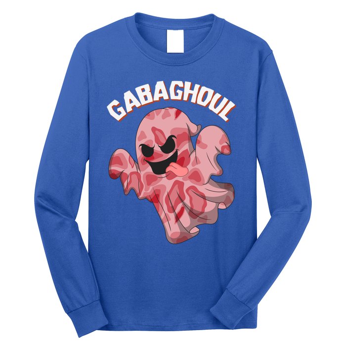 Gabaghoul Ghost Italian Ham Halloween Gabagool Parody Gift Long Sleeve Shirt