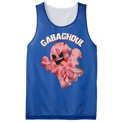 Gabaghoul Ghost Italian Ham Halloween Gabagool Parody Gift Mesh Reversible Basketball Jersey Tank