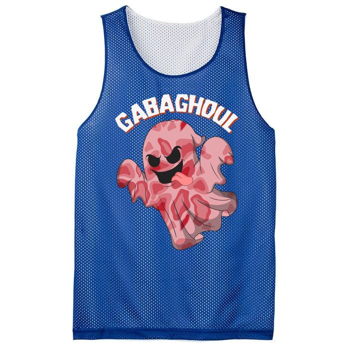 Gabaghoul Ghost Italian Ham Halloween Gabagool Parody Gift Mesh Reversible Basketball Jersey Tank