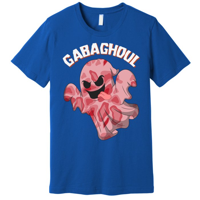 Gabaghoul Ghost Italian Ham Halloween Gabagool Parody Gift Premium T-Shirt