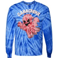 Gabaghoul Ghost Italian Ham Halloween Gabagool Parody Gift Tie-Dye Long Sleeve Shirt