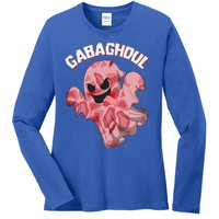 Gabaghoul Ghost Italian Ham Halloween Gabagool Parody Gift Ladies Long Sleeve Shirt