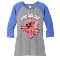 Gabaghoul Ghost Italian Ham Halloween Gabagool Parody Gift Women's Tri-Blend 3/4-Sleeve Raglan Shirt