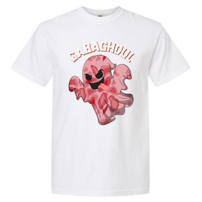 Gabaghoul Ghost Italian Ham Halloween Gabagool Parody Gift Garment-Dyed Heavyweight T-Shirt