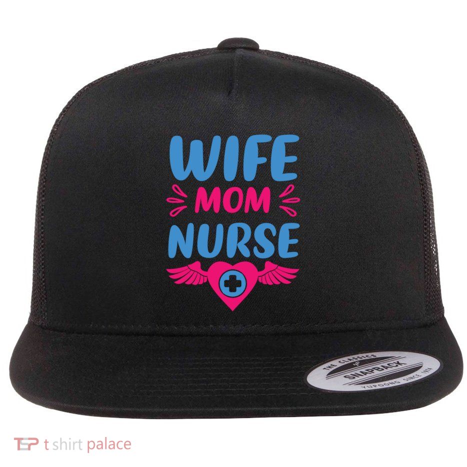 Gift Flat Bill Trucker Hat