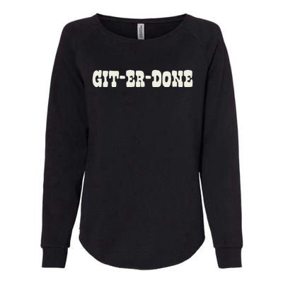 Giterdone Womens California Wash Sweatshirt