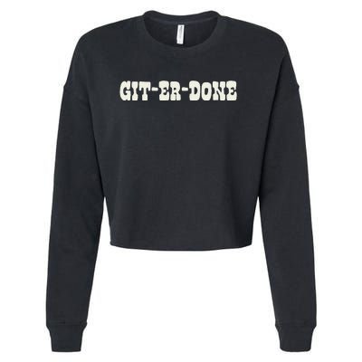 Giterdone Cropped Pullover Crew