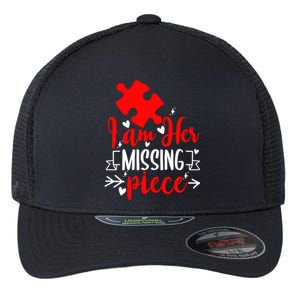 Guys Gift I Am Her Missing Piece Gift Couples Valentines Day Gift Flexfit Unipanel Trucker Cap