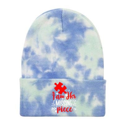 Guys Gift I Am Her Missing Piece Gift Couples Valentines Day Gift Tie Dye 12in Knit Beanie