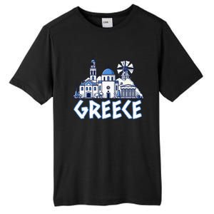 Greece Greek Island Vacation Souvenir Santorini Myconos Kos Tall Fusion ChromaSoft Performance T-Shirt