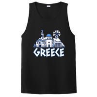 Greece Greek Island Vacation Souvenir Santorini Myconos Kos PosiCharge Competitor Tank