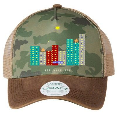 Gorillas.Bas Game In Qbasic Or Quickbasic Fanart Legacy Tie Dye Trucker Hat