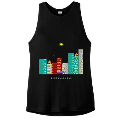 Gorillas.Bas Game In Qbasic Or Quickbasic Fanart Ladies PosiCharge Tri-Blend Wicking Tank