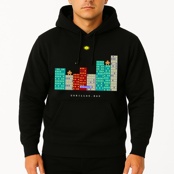 Gorillas.Bas Game In Qbasic Or Quickbasic Fanart Hoodie
