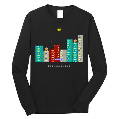 Gorillas.Bas Game In Qbasic Or Quickbasic Fanart Long Sleeve Shirt