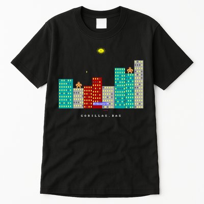 Gorillas.Bas Game In Qbasic Or Quickbasic Fanart Tall T-Shirt