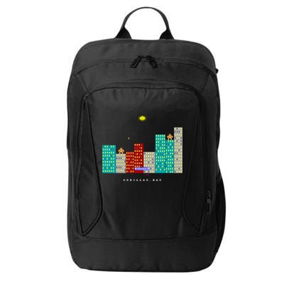 Gorillas.Bas Game In Qbasic Or Quickbasic Fanart City Backpack