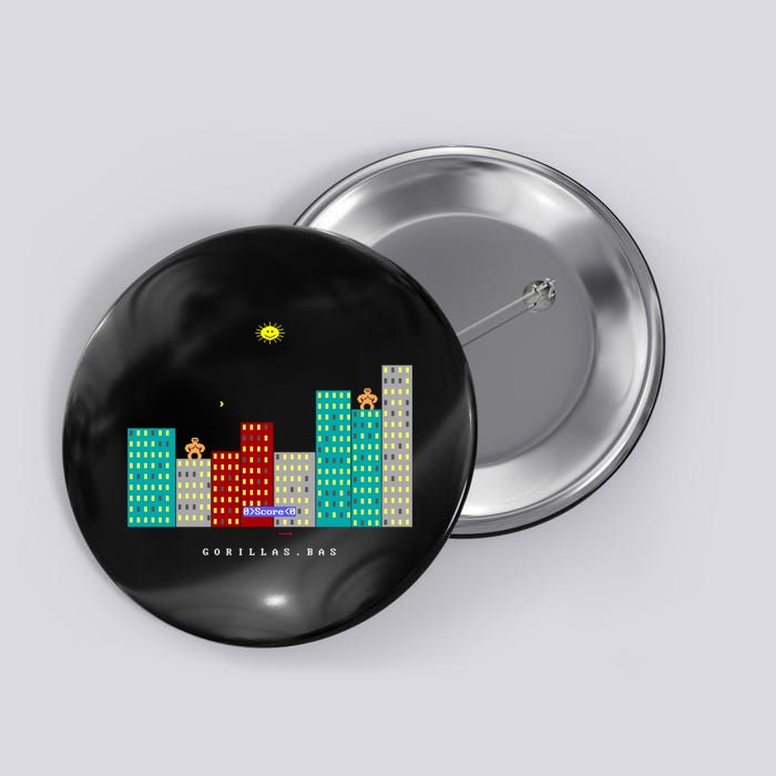 Gorillas.Bas Game In Qbasic Or Quickbasic Fanart Button