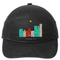 Gorillas.Bas Game In Qbasic Or Quickbasic Fanart 7-Panel Snapback Hat