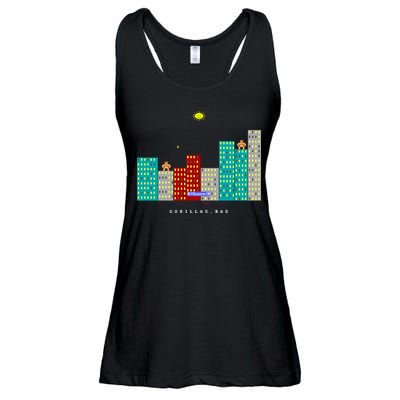Gorillas.Bas Game In Qbasic Or Quickbasic Fanart Ladies Essential Flowy Tank