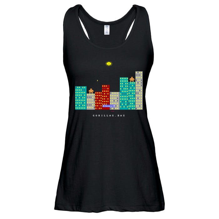 Gorillas.Bas Game In Qbasic Or Quickbasic Fanart Ladies Essential Flowy Tank