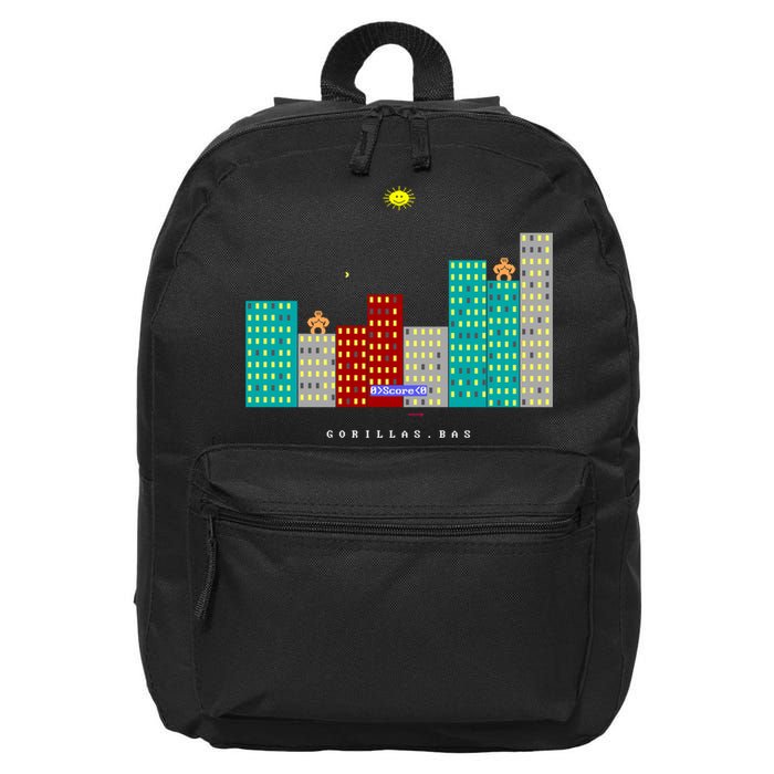 Gorillas.Bas Game In Qbasic Or Quickbasic Fanart 16 in Basic Backpack