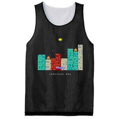 Gorillas.Bas Game In Qbasic Or Quickbasic Fanart Mesh Reversible Basketball Jersey Tank