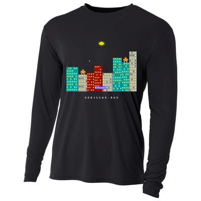 Gorillas.Bas Game In Qbasic Or Quickbasic Fanart Cooling Performance Long Sleeve Crew
