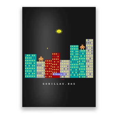 Gorillas.Bas Game In Qbasic Or Quickbasic Fanart Poster