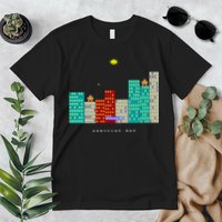 Gorillas.Bas Game In Qbasic Or Quickbasic Fanart Premium T-Shirt