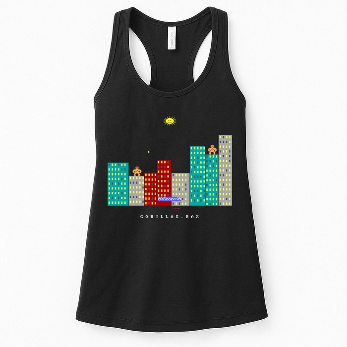 Gorillas.Bas Game In Qbasic Or Quickbasic Fanart Womens Tank Top