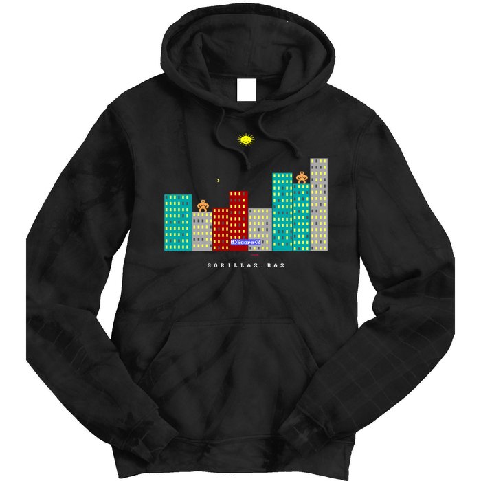 Gorillas.Bas Game In Qbasic Or Quickbasic Fanart Tie Dye Hoodie