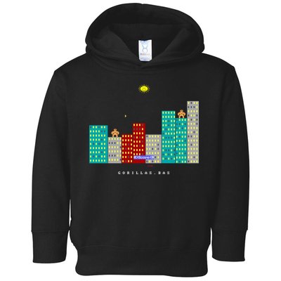 Gorillas.Bas Game In Qbasic Or Quickbasic Fanart Toddler Hoodie