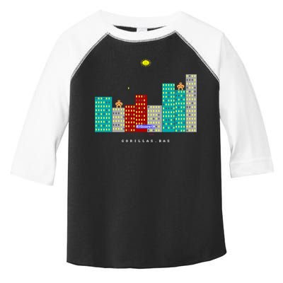 Gorillas.Bas Game In Qbasic Or Quickbasic Fanart Toddler Fine Jersey T-Shirt
