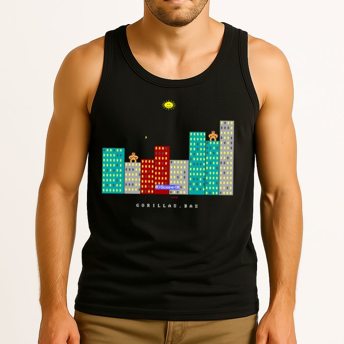Gorillas.Bas Game In Qbasic Or Quickbasic Fanart Tank Top