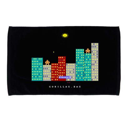 Gorillas.Bas Game In Qbasic Or Quickbasic Fanart Microfiber Hand Towel