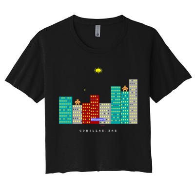 Gorillas.Bas Game In Qbasic Or Quickbasic Fanart Crop Top