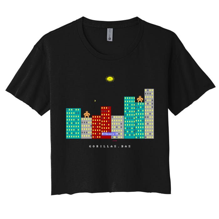Gorillas.Bas Game In Qbasic Or Quickbasic Fanart Crop Top