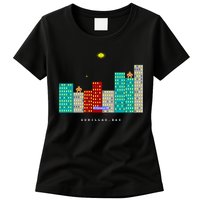 Gorillas.Bas Game In Qbasic Or Quickbasic Fanart Womens T-Shirt