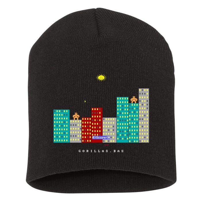 Gorillas.Bas Game In Qbasic Or Quickbasic Fanart Short Acrylic Beanie