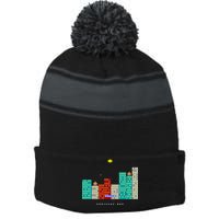 Gorillas.Bas Game In Qbasic Or Quickbasic Fanart Stripe Pom Pom Beanie