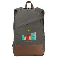 Gorillas.Bas Game In Qbasic Or Quickbasic Fanart Cotton Canvas Backpack
