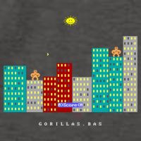 Gorillas.Bas Game In Qbasic Or Quickbasic Fanart Vector Backpack