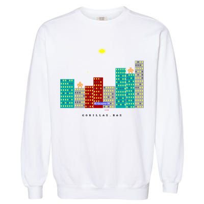 Gorillas.Bas Game In Qbasic Or Quickbasic Fanart Garment-Dyed Sweatshirt