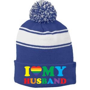 Gift Stripe Pom Pom Beanie